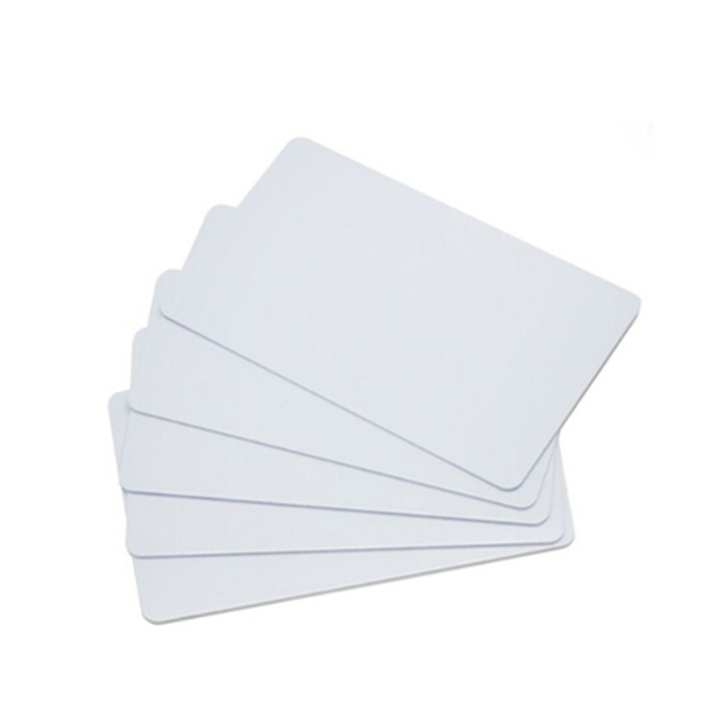 blank plastic cards