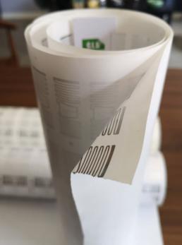 Paper RFID smart label roll Paper RFID smart label roll