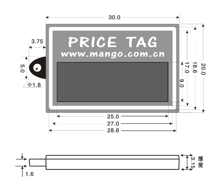 UHF rfid jewelry tags