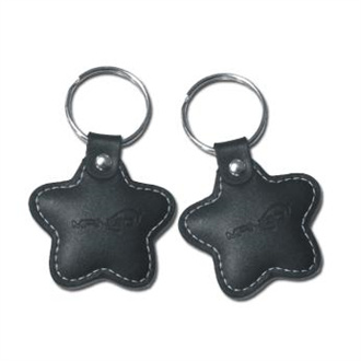 RFID leather keychain