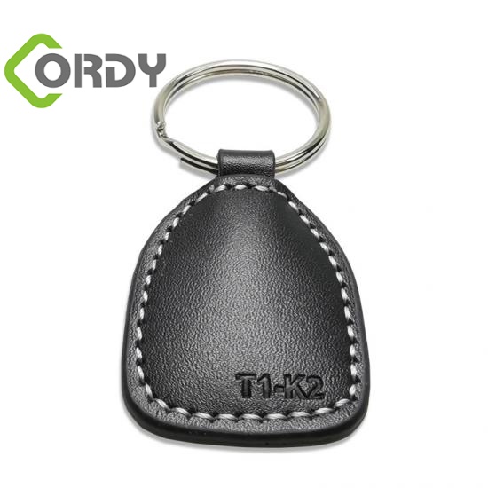 waterproof leather rfid key tag