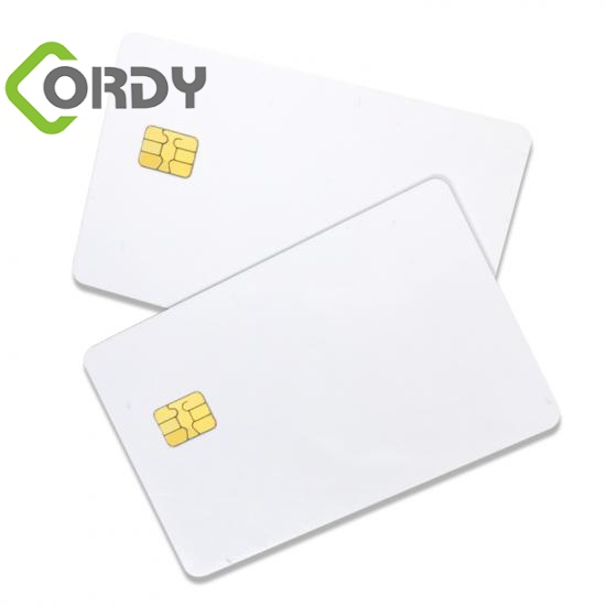 Custom size rfid contact card