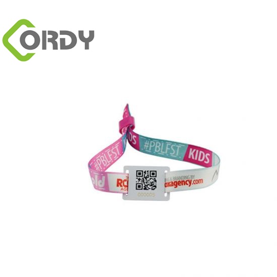 Custom Printed RFID Woven Wristband