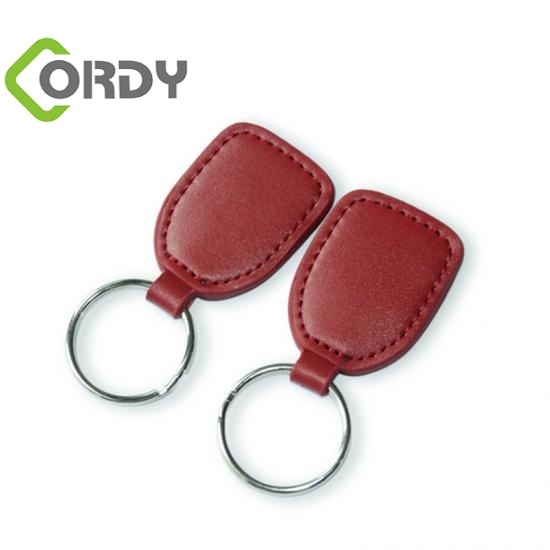 Custom Leather Nfc Keyfob Tags